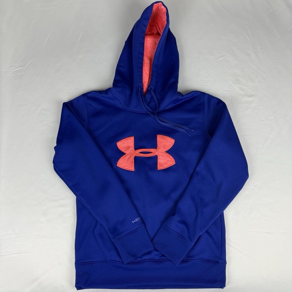 Under Armor X-Storm M Hoodie Long Sleeve Cotton Blue - Picture 2 of 9